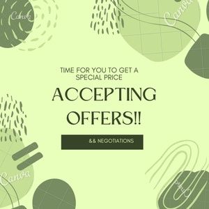 ACCEPTING REASONABLE OFFERS!! :)